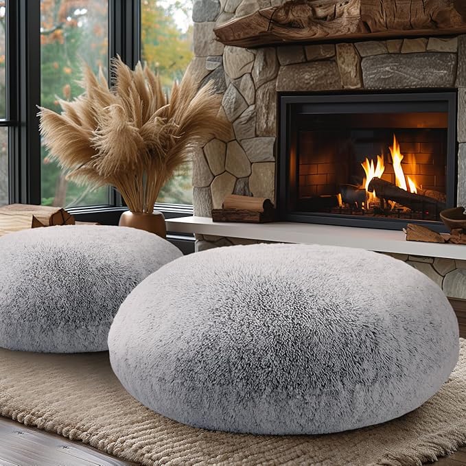 How to Use Poufs as Extra Seating