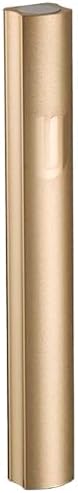 A&S Mezuzot Mezuza Aluminum Waterproof Case Peel & Stick Easy Installation Home Blessing (Gold, 7inch)