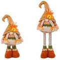 Extension-Type Scarecrow Doll for Fall Decor, Fall Gnomes,Thanksgiving Harvest Decorations, Expandable Garden Gnomes, Indoor Outdoor (Style A(Girl))