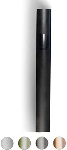 A&S Mezuzot Mezuza Aluminum Waterproof Case Peel & Stick Easy Installation Home Blessing (Black, 7inch)