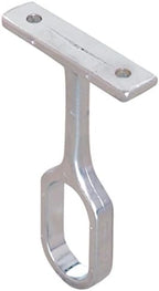 Closet Rod Kit - Oval Rod, 92 inch (2337mm) long with 6 end caps and center support. (Chrome)