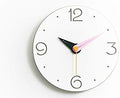 Stephanie Imports Modern Minimalist Pink & Black Wall Clock
