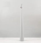 Alpha Cordless Rechargeable Modern Waterproof Table Lamp with Battery & Touch Sensor | 2-Piece Set for Bedroom, Living Room, Office | Portable, Energy-Efficient LED Lighting - Gray