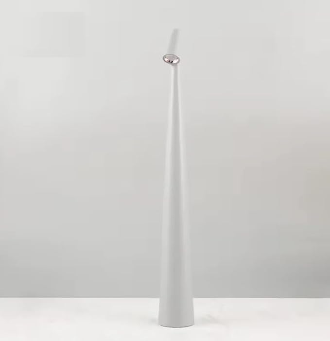 Alpha Cordless Rechargeable Modern Waterproof Table Lamp with Battery & Touch Sensor | 2-Piece Set for Bedroom, Living Room, Office | Portable, Energy-Efficient LED Lighting - Gray