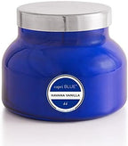 Capri Blue Scented Candles - Soy Candle Wax Blend - Jar Candles - Blue Candle Gifts for Women & Men - Luxury Candles for Home Scented with Vanilla, Bergamot & Sandalwood - Havana Vanilla (19 oz)