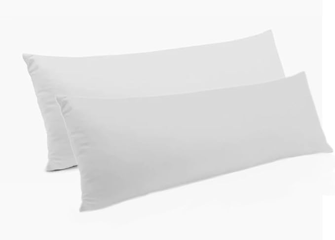 MoonRest® Synthetic Down Alternative 16x38 Lumbar Pillow Insert Form, for Decorative Throw Pillow, Sofa, Cushions, Body and Bed - Pack of 2- Size 16” X 38”