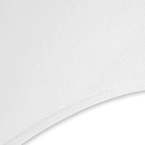 Set of 1/10/50Pcs Hotel Fitted Folding Dining Spandex Stretch Chair Covers - Wedding Reception Banquet Party Restaurant, 17 Colors! (1, White)