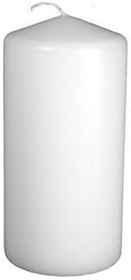 D'light Online 3 X 6 Inch Pillar Candles Set of 12 Bulk Event Pack Round Unscented Premium Wax Pillar Candles for Wedding, Spa, Party, Birthday, Holiday, Bath and Home Decor (3X6, White)