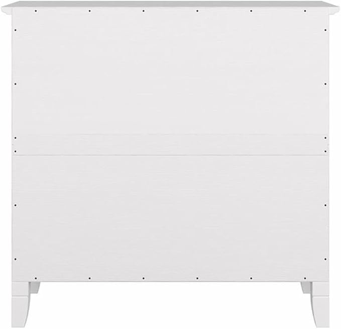 Bush Home Key West Small 2 Shelf Bookcase in Pure White Oak, Compact Home Organizer, Vertical Storage Solution, Bookshelf for Office or Living Room