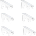 Shoe Stacker Organizers For Closet Shoe Stacker Slots Space Saver Double Layer Stack Shoe Racks, Increase Space by 200% Shoe Stackers for Home Closet Organization (white,6 pack)