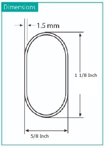 6-Case Pack 8 Feet Long Oval Wardrobe Closet Tubing Rods Application Clothes Hanging - 96 Inch Length Matte Black