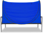 Privacy Pop up Eclipse Bed Tent Bed Drapes (Blue, Full)