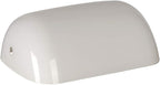 FIRVRE White Banker Glass Lampshade,Desk Lamp Replacement Cover("8.85 IN " L "5.11 IN" W "2.95 IN" H)
