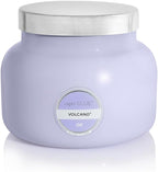 Capri Blue Volcano Scented Candles - Luxury Glass Jar Candles for Home Scented with Tropical Fruit & Sugared Citrus - Soy Wax Blend - Lavender Colored Jar (19 oz)