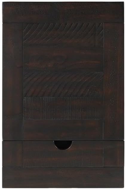 Martin Svensson Home Rustic Chairside Table, Espresso