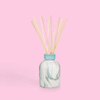 Capri Blue Reed Diffuser Set - Modern Marble Oil Diffuser, Sticks & Aroma Oil - Air Freshener for Home Decor - Blue Jean Scents (5.7 fl oz)