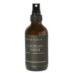 River Birch Oakmoss + Amber Scented Linen and Room Spray | Home Fragrance | 4 oz Glass Amber Bottle | Luxury Signature Scent | Handmade in Texas