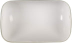 FIRVRE White Banker Glass Lampshade,Desk Lamp Replacement Cover("8.85 IN " L "5.11 IN" W "2.95 IN" H)