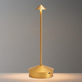 EJQ Cordless Table Lamp,Portable LED Desk Lamp, 6000mAh Battery Operated, 3 Color Stepless Dimming Up Touch Lamp for Restaurant/Bedroom/Bars/Outdoor Party/Camping/Coffee Shop Night Light(Gold)