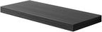 Floating Shelf, Set of 1 Wall Shelf, 36 in W x 12.75 in D x 2 in H Wooden Floating Wall Shelf with Invisible Brackets for Living Room/Bedroom/Bathroom/Kitchen Storage and Decor, Black Wood