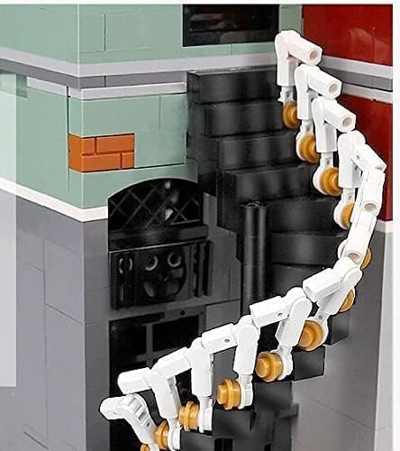 General Jim's Street View Vintage Antique Shop Modular City Building Block Set, 3,037 Pieces with Light Kit, European Town Architecture Display Model Toys & Bricks | GJ ACS