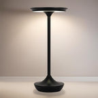 Rechargeable Cordless Table Lamp,Portable Outdoor Battery Operated LED Table Light Touch Control 3 Color Dimmable for Bedroom, Patio, Cofee,Dining Home,Restaurant&Living Room-Black