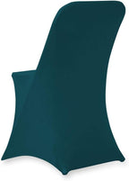 Set of 1/10/50Pcs Hotel Fitted Folding Dining Spandex Stretch Chair Covers - Wedding Reception Banquet Party Restaurant, 17 Colors! (50, Hunter Green)