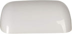 FIRVRE White Banker Glass Lampshade,Desk Lamp Replacement Cover("8.85 IN " L "5.11 IN" W "2.95 IN" H)
