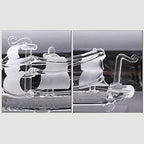 Home Decore Ship in A Bottle Glass Boat Wooden Home Room Decoration Vintage Hogar Decoration Accessories