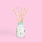 Capri Blue Modern Marble Reed Diffuser Set - Includes Reed Diffuser Sticks, Scented Oil & Glass Bottle - Luxury Scents for Bedroom Decor & Bathroom Air Freshener - Coconut Santal (5.7 fl oz)