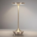 Rechargeable Cordless Table Lamp,Portable Outdoor Battery Operated LED Table Light Touch Control 3 Color Dimmable for Bedroom, Patio, Cofee,Dining Home,Restaurant&Living Room-Silver