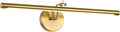 Picture Light Dimmable Hard Wired 23.62 Inch Adjustable Swing Arm Brass Wall Lights for Pictures Led Display Light for Artwork 14W Warm White