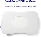 C CUSHION LAB Deep Sleep Pillow, Patented Ergonomic Contour Design for Side & Back Sleepers, Orthopedic Cervical Shape Gently Cradles Head & Provides Neck Support & Shoulder Pain Relief - Calm Grey