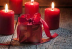 D'light Online 3 X 4 Inch Pillar Candles Set of 12 Bulk Event Pack Round Unscented Premium Wax Pillar Candles for Wedding, Spa, Party, Birthday, Holiday, Bath and Home Decor (3X4, Red)