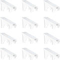 Shoe Stacker Organizers For Closet Shoe Stacker Slots Space Saver Double Layer Stack Shoe Racks, Increase Space by 200% Shoe Stackers for Home Closet Organization (white,12 pack)