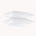 EIUE Bed Pillows for Sleeping 2 Pack Queen Size 20 x 30 Inches，Super Soft Down Alternative Microfiber Filled Pillows,Pillows for Side and Back Sleepers,Wide Stripe White