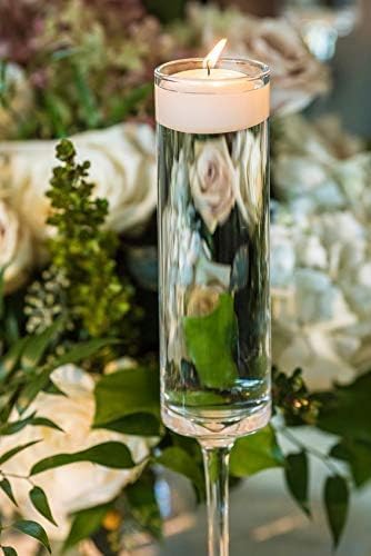 D'light Online Floating Candles Bulk Pack for Events, Weddings, Spa, Home Decor, Special Occasions and Holiday Decorations (Large - 3" (Set of 108), Ivory)