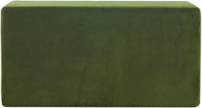 HomePop Upholstered Storage Bench with Metal Leg, 32" W, Blush Green