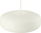 D'light Online Floating Candles Bulk Pack for Events, Weddings, Spa, Home Decor, Special Occasions and Holiday Decorations (Large - 3" (Set of 6), Pale Ivory)