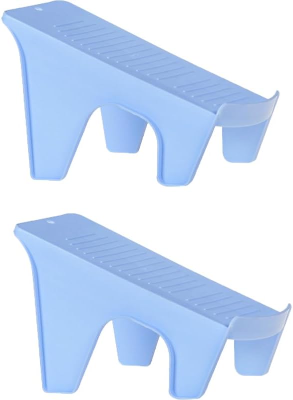 Shoe Stacker Organizers For Closet Shoe Stacker Slots Space Saver Double Layer Stack Shoe Racks, Increase Space by 200% Shoe Stackers for Home Closet Organization (blue,2 pack)