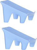 Shoe Stacker Organizers For Closet Shoe Stacker Slots Space Saver Double Layer Stack Shoe Racks, Increase Space by 200% Shoe Stackers for Home Closet Organization (blue,2 pack)