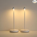 Rechargeable Cordless Lamps,3000mAh Battery Operated Table Lamp,Portable LED Touch 2 Levels Brightness Dimmable Bar Lamp,Battery Powered Lamps for Bars,Restaurant,Living Room(2 Pack,White)