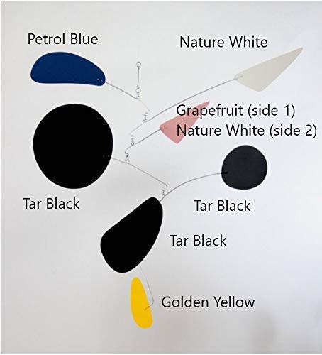 Blue Moon Rising - Hanging Art Mobile | Midcentury Modern Hanging Mobile | Handmade in Portland, OR, by Mark Leary