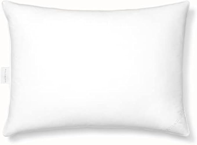 BOLL & BRANCH Down Alternative Pillow - Medium, Standard - Cooling Shell - Hypoallergenic Primaloft Luxury Down Alternative Fill - Superior Support