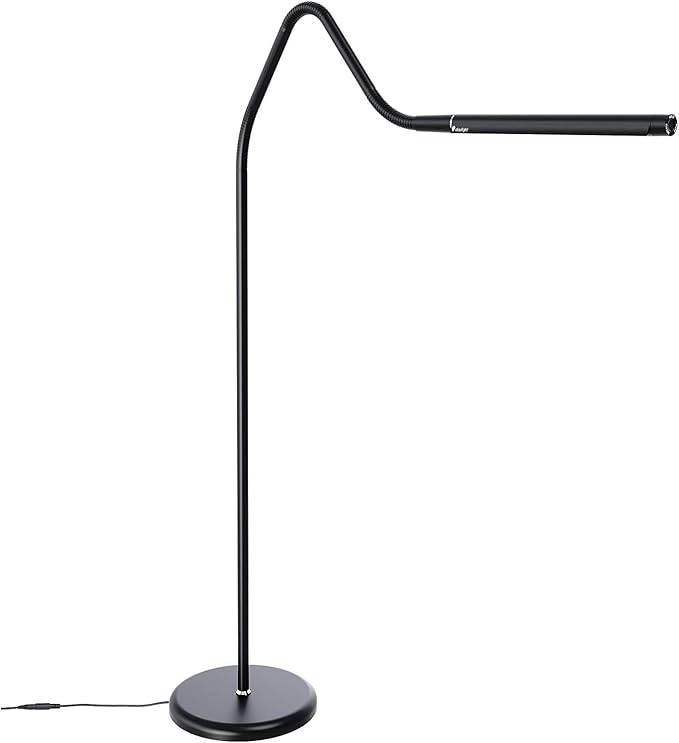 Daylight Electra U35231 Floor Lamp Modern Design, Adjustable Color Temperature Cool, Warm, Black, 1 Count
