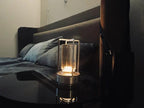 Klarako Crystal Lantern Lamp – Modern Cordless Rechargeable Bedside & Outdoor Light, Portable Wireless Lamp – Dimmable Touch Control – Luxury Living Room & Hotel-Style Lighting (Silver, 10-Pack)