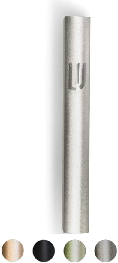 A&S Mezuzot Mezuza Aluminum Waterproof Case Peel & Stick Easy Installation Home Blessing (Silver, 6inch)