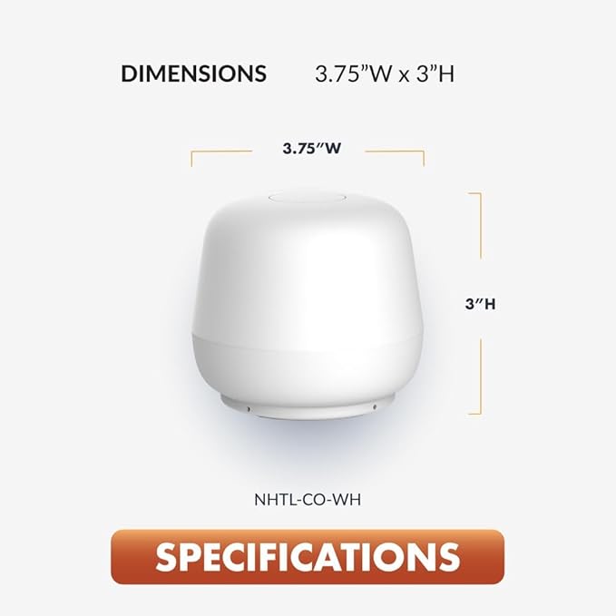 Newhouse Lighting Coco, White 2700K Dimmable Cordless USB-C Rechargeable Table Lamp NHTL-CO-WH, Cordless Desk Lamp for Living Room, Bedroom, Coffee Table, and Other Cozy Home Decor