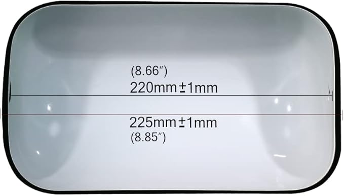 FIRVRE Lamp Shades for Table Lamps, Banker Glass Lamp Shade Replacement, Desk Lamp Green Glass Cover("8.85 IN " L "5.11 IN" W "2.95 IN" H)