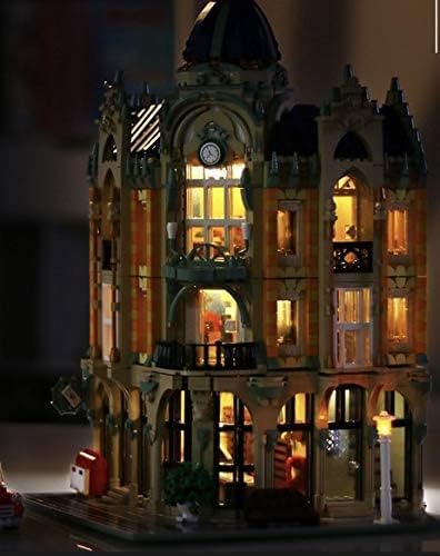 General Jim's Corner Post Office Modular Building Set - 3-Story Design with Post Office, Art School, Pottery Studio, Red Mail Truck & Realistic City Details for Architecture Lovers